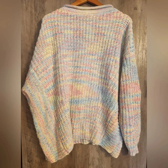 Judith March Colorful Party Animal Knit Sweater Women's Medium - Picture 6 of 8